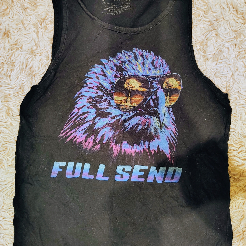 Grunt Style Black Graphic Tank Top